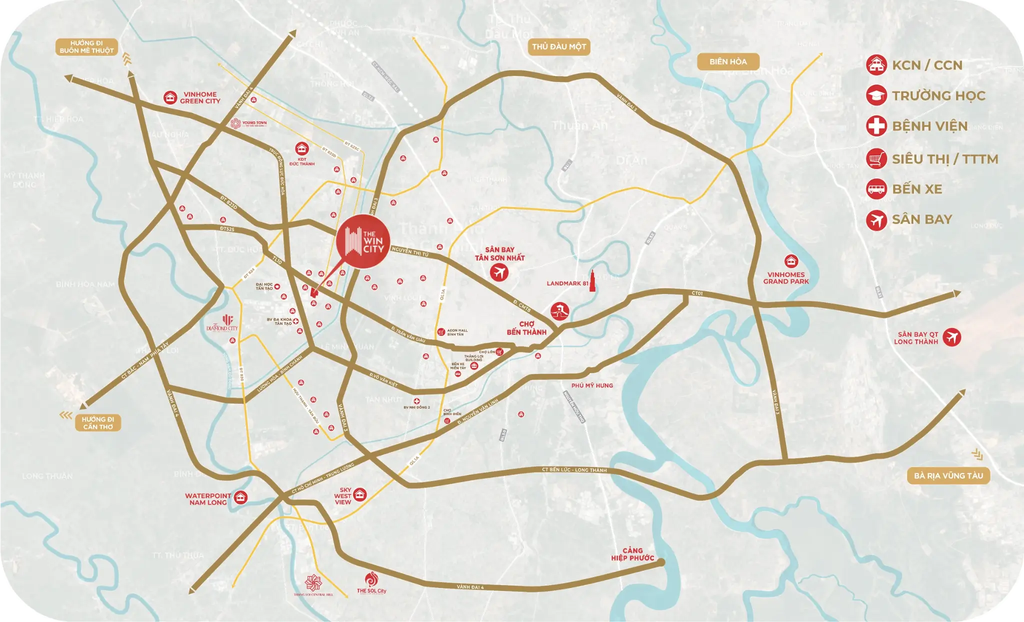 Vị Trí The Win City