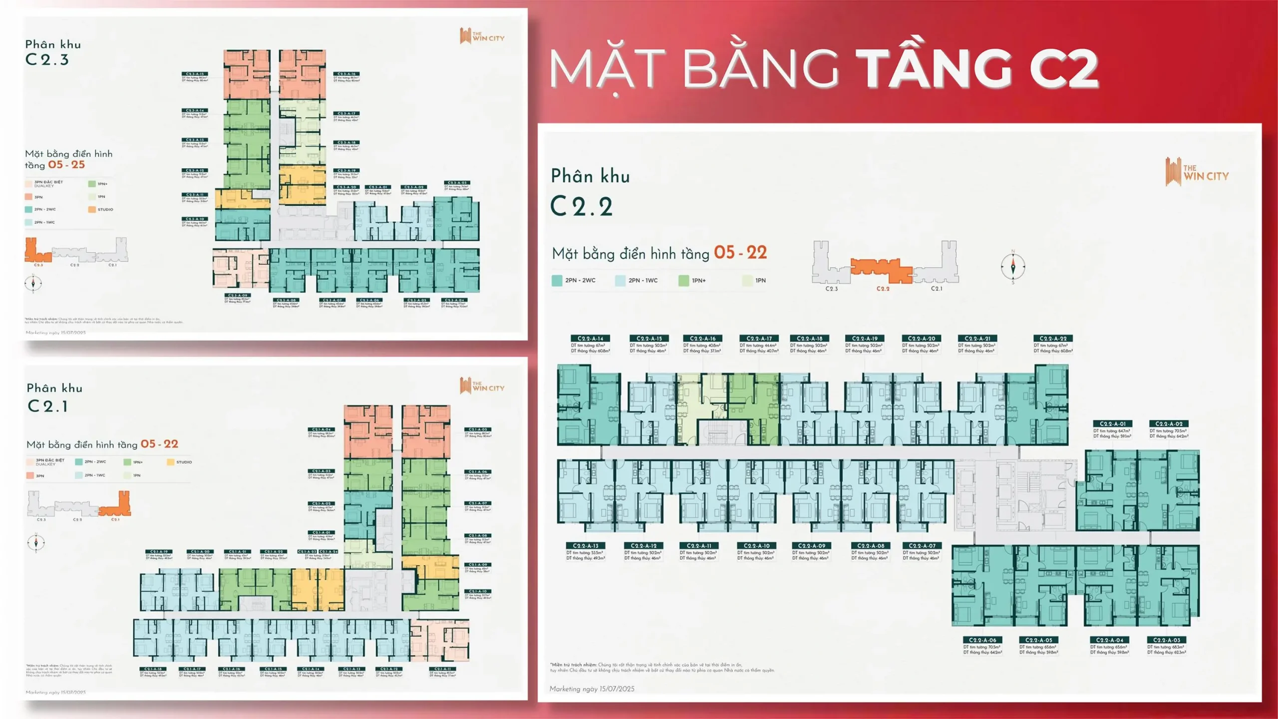 The Win City - Layout Căn Hộ