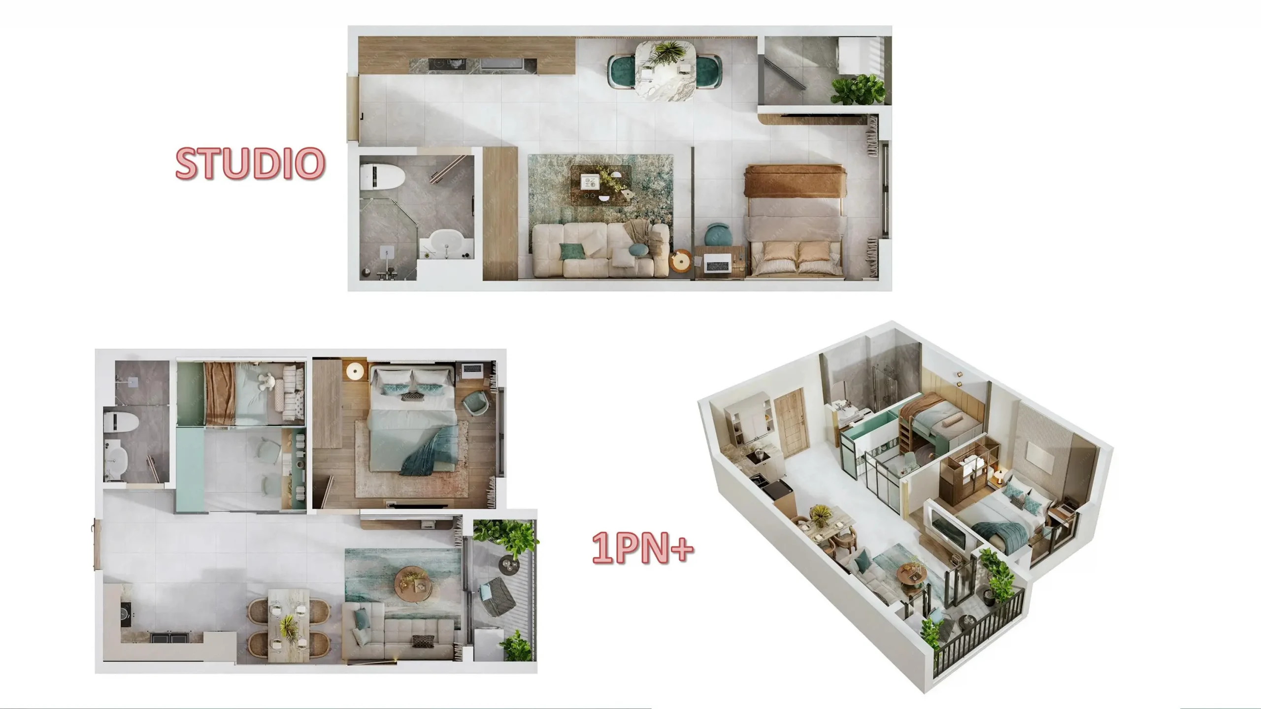Layout căn hộ The Win City
