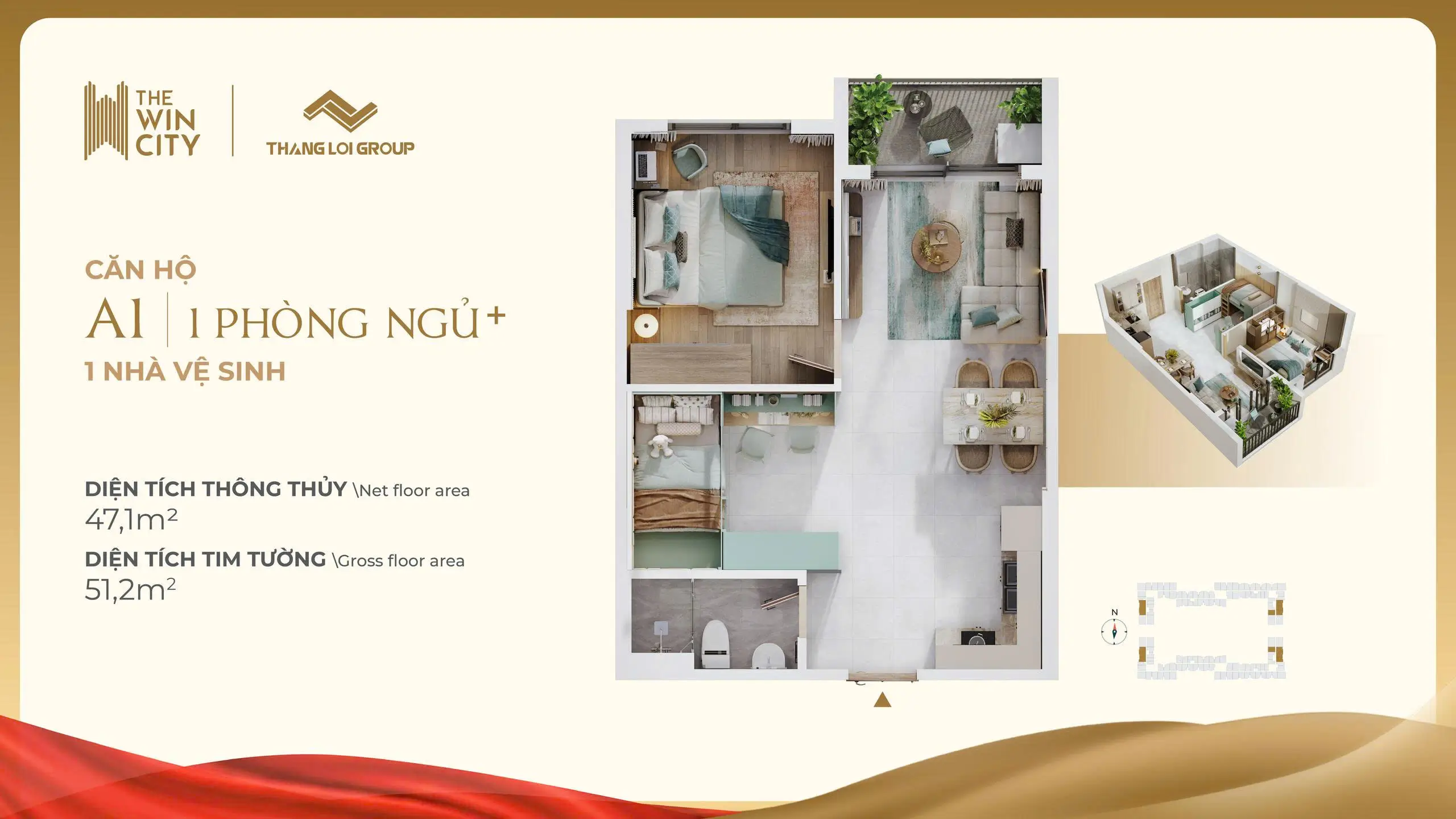 The Win City - Layout Căn Hộ