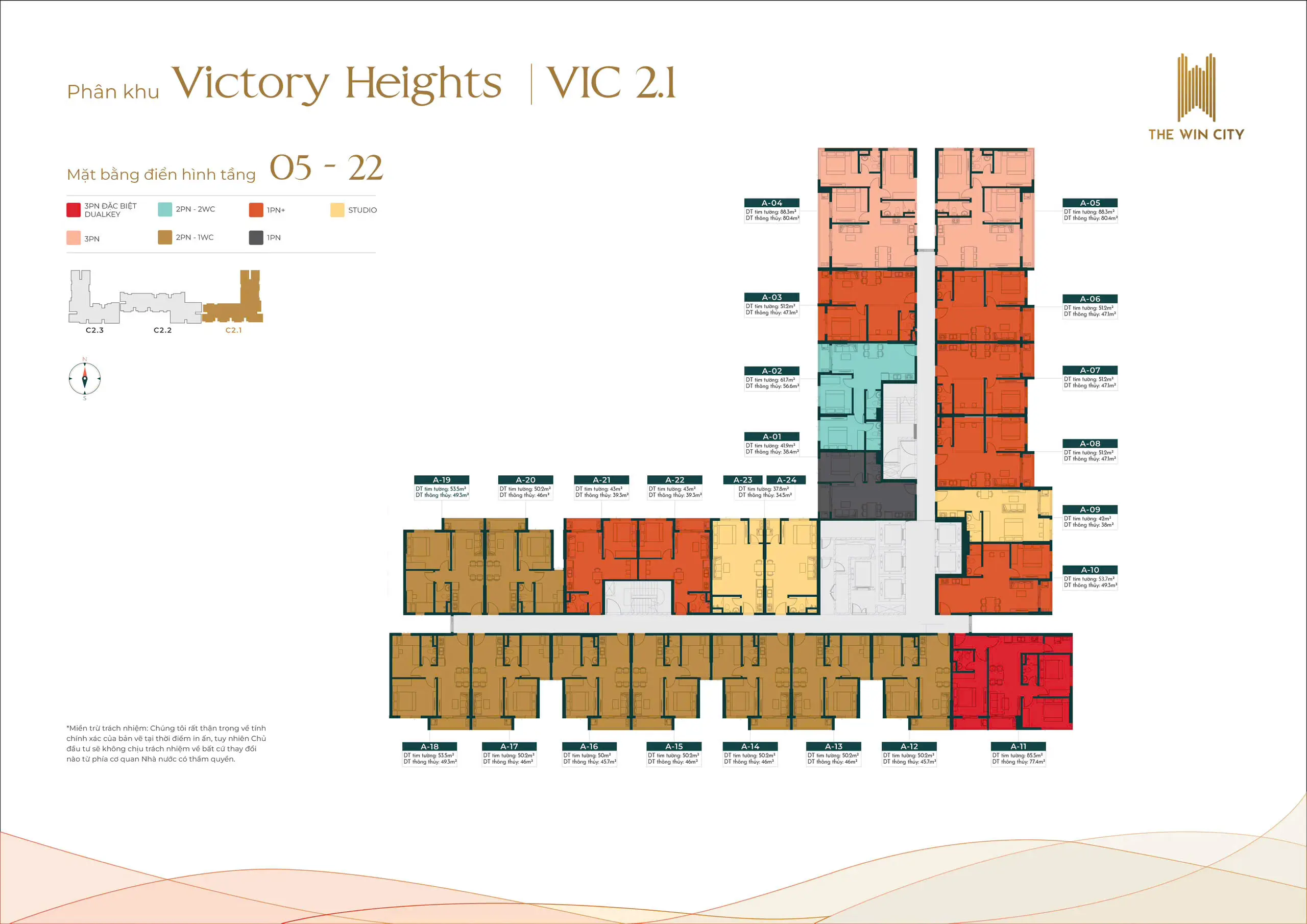 The Win CIty Layout Khu Victory Height