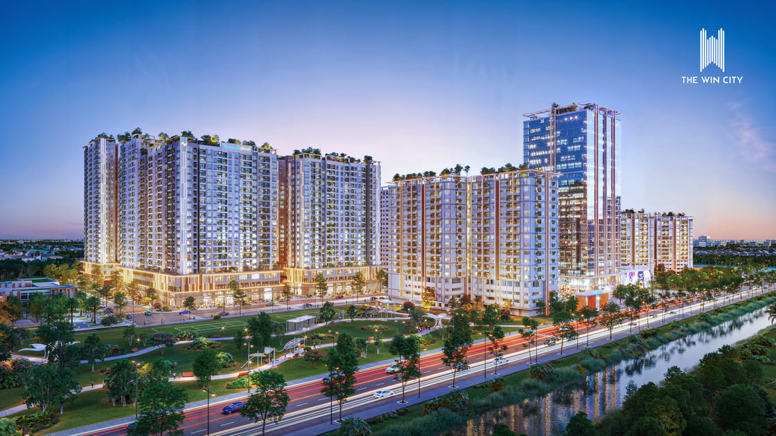 Phối cảnh dự án The Win City Long An – căn hộ quốc dân tại TL10 Đức Hòa